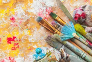 pintura em tela ou papel