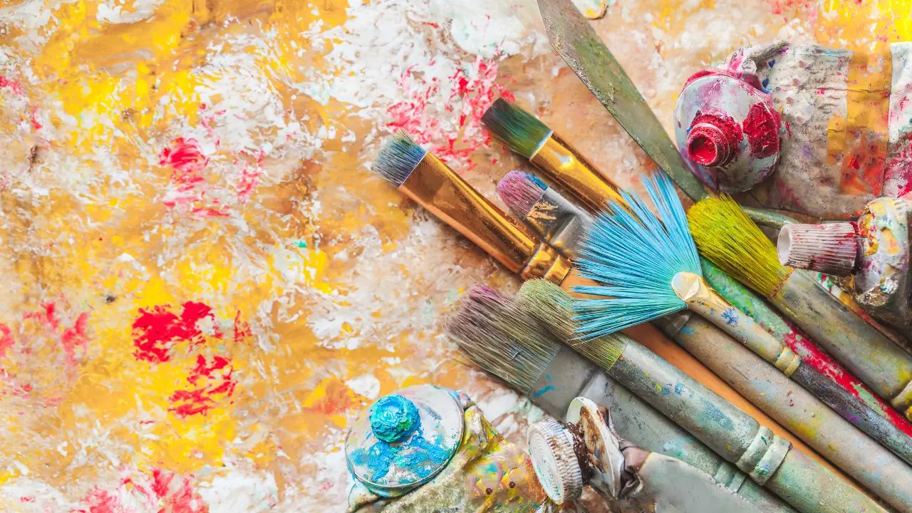 pintura em tela ou papel