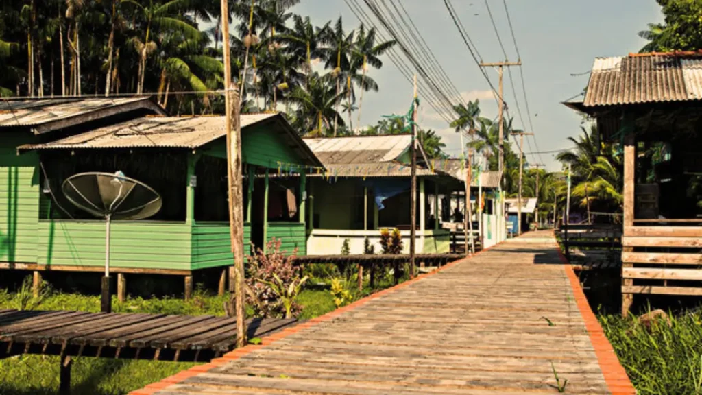 Vilarejos no Norte do Brasil
