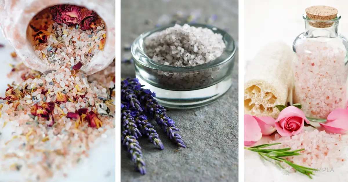 Sais de Banho e Escalda-Pés com Ervas