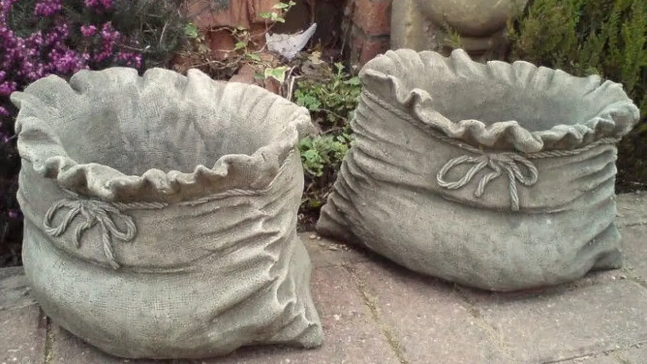 Vaso de Cimento Pintado