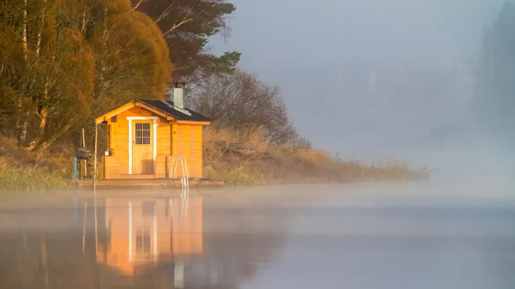 rituais matinais - sauna matinal Finlandia