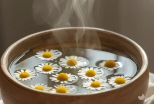 banho de camomila