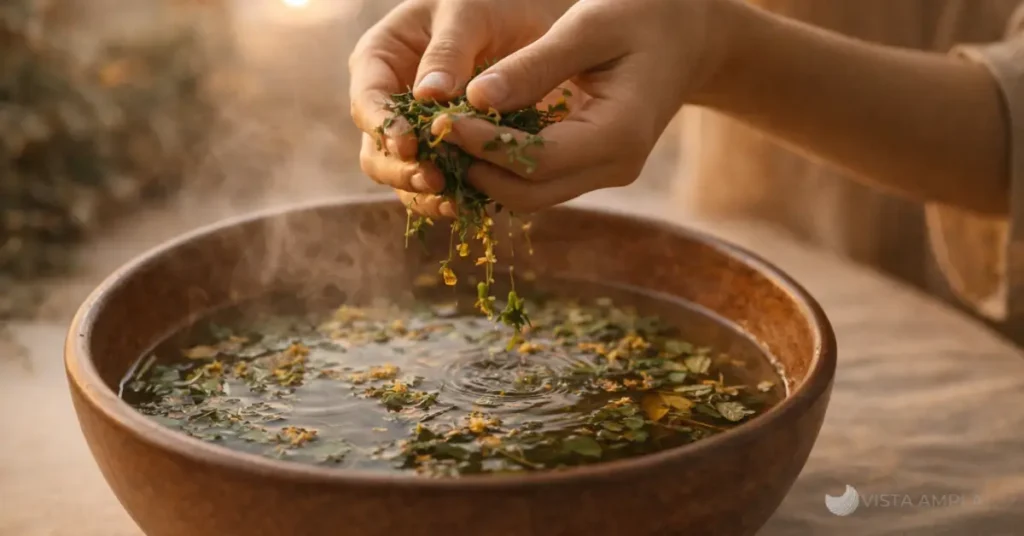 banho de ervas